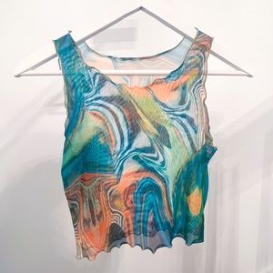 watercolor top